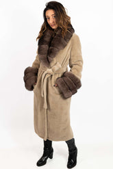 Women's exclusive alpaca coat Amelia